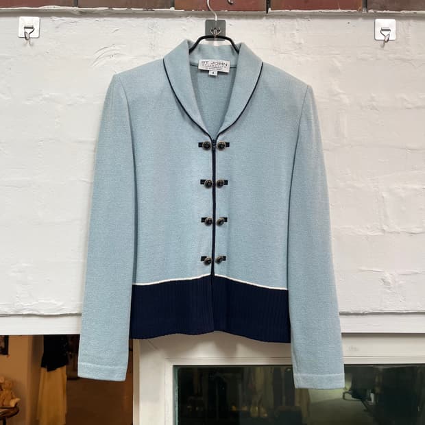 St.John MADE IN USA 니트 집업 셋업 4