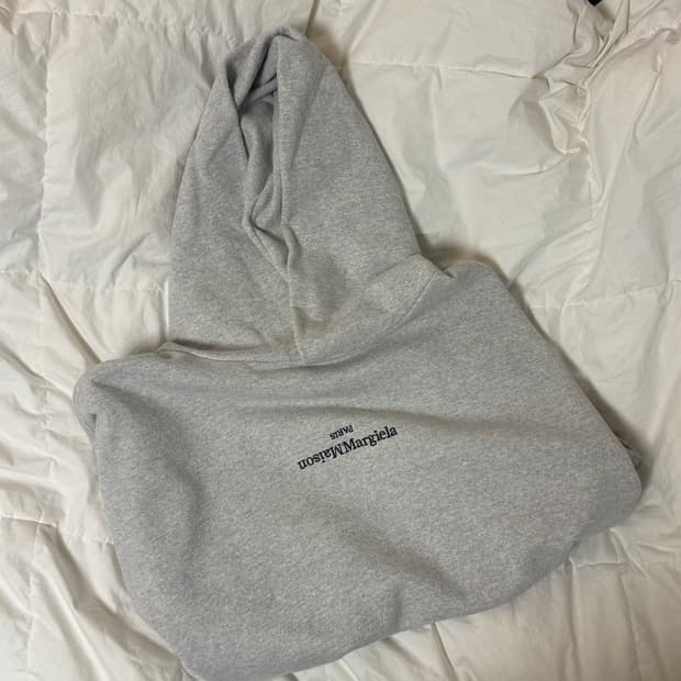 메종마르지엘라 후드티 그레이 (50) 정품