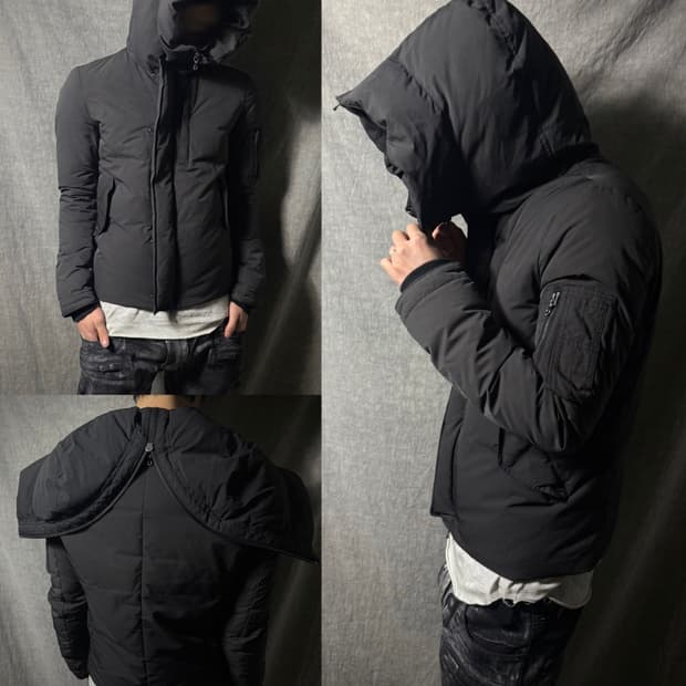 Attachment Hooded Down Jacket  