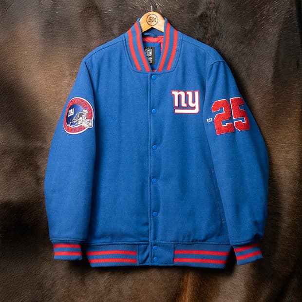 [L] NFL 뉴욕자이언츠 바시티 자켓 