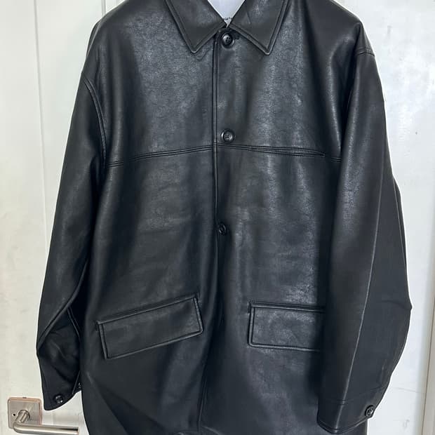 에스피오나지 카코트(faux leather) 블랙 L