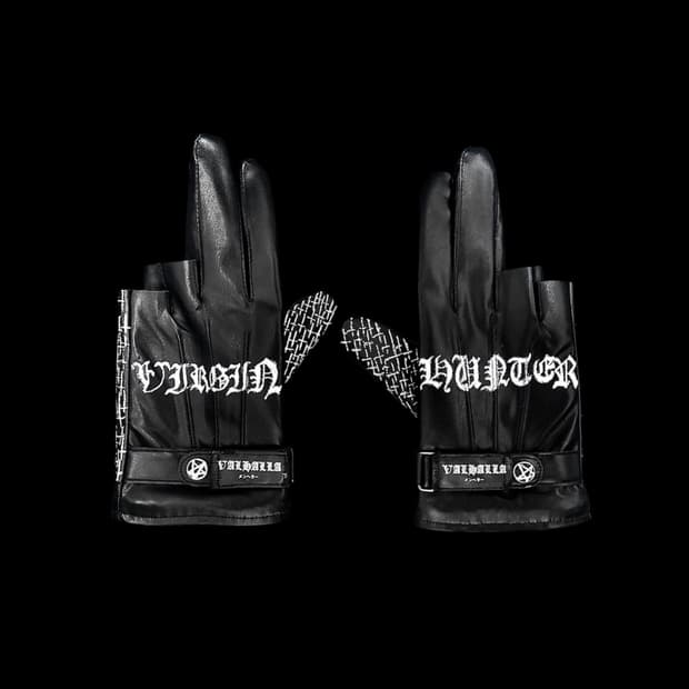 VHL VIRGINHUNTER GRAFFITI LEATHER GLOVES