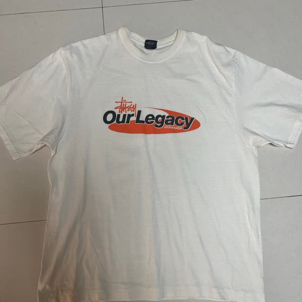 스투시 아워레가시 반팔 L