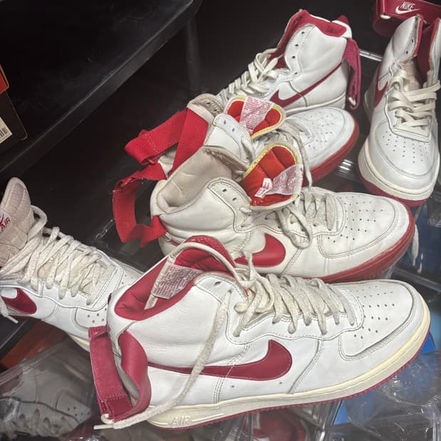 92 년 에어포스1 흰/빨 290