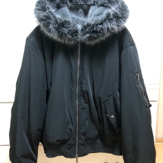 MA-1 퍼 후드 점퍼