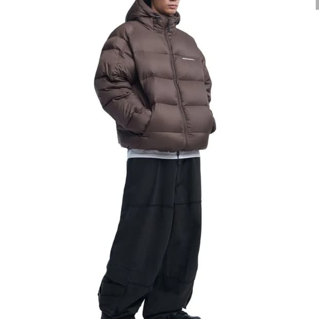 노매뉴얼 DIVISION  DUCK DOWN- BROWN XLsize