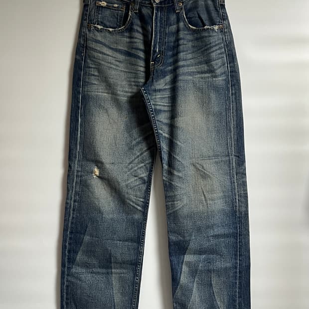 리바이스 503 워싱 와이드데님 팬츠 청바지 32