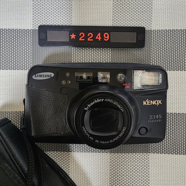 삼성캐녹스 Z145 파노라마 필름카메라 파우치포함