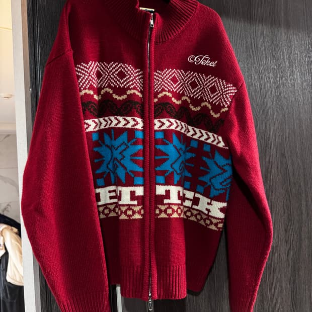 테켓 블랑켓 집업 스웨터 M