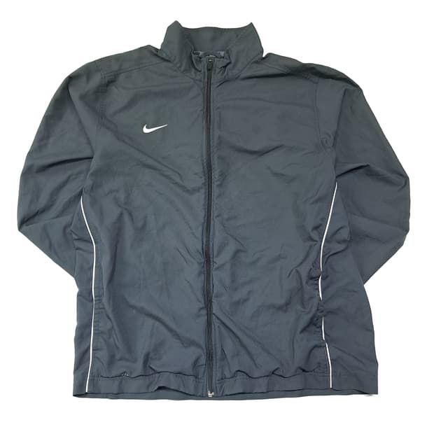 CL842 XL 나이키 드라이핏 파이핑 차콜그레이 바람막이 자켓