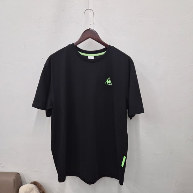 르꼬끄 스포르티브 블랙 반팔티 100