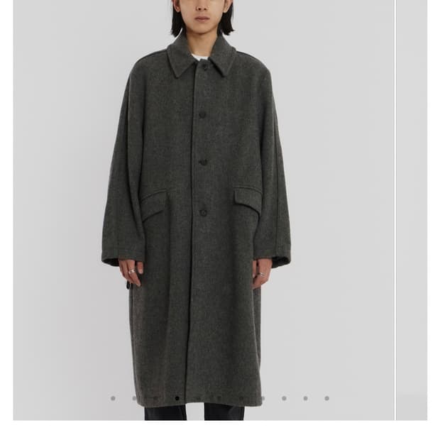 언어펙티드 piped single coat olive grey