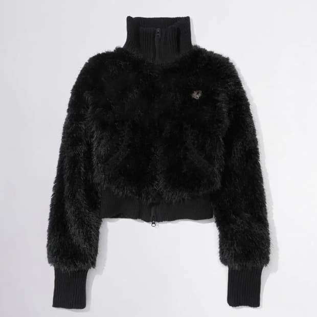 스컬프터 퍼 자켓 