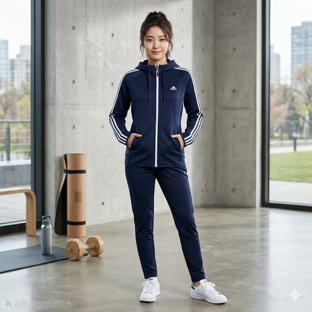 아디다스 여성 AT 클래식 풀집업