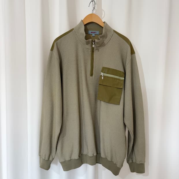 KENZO GOLF half zip up