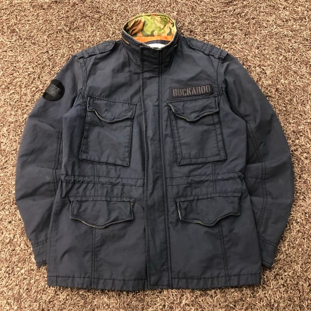 버커루 쿼드포켓 코튼 야상 자켓
