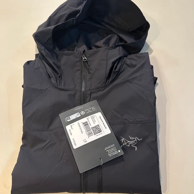 26ss 아크테릭스 스쿼미시 후디 블랙 L 