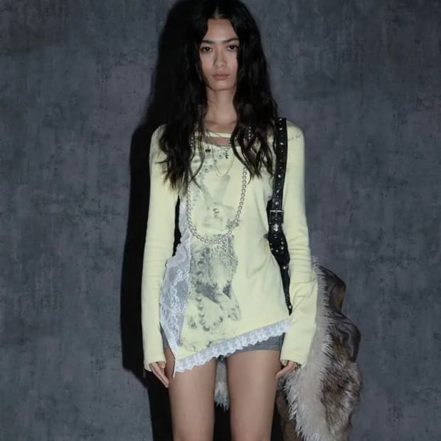 테스트메커니즘 더블패치 래빗 롱슬리브