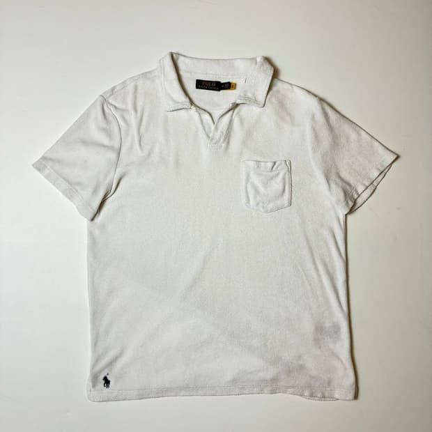 폴로 랄프로렌 클래식 큐알 타올 반팔 카라 티셔츠 PN8644