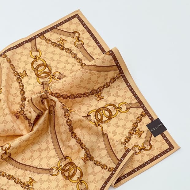 (새상품) celine / 셀린느 쁘띠스카프 손수건