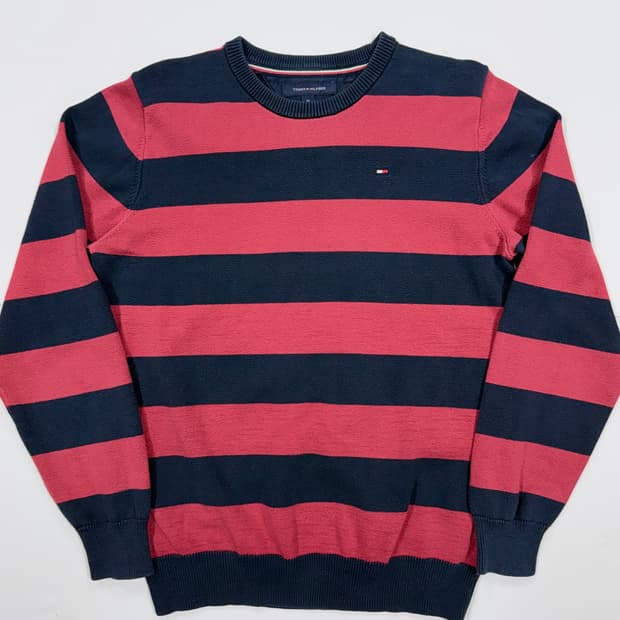 Tommy 스트라이프 니트