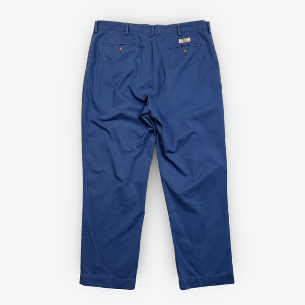 [38/30] 90s Polo chino pants blue