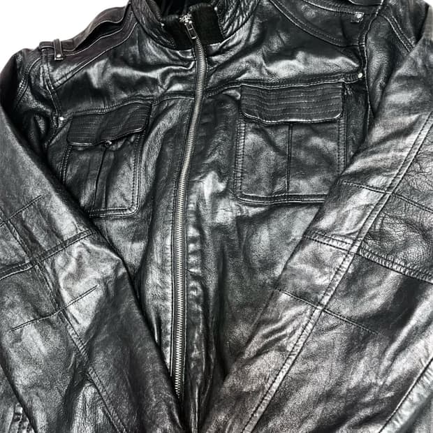 빈티지 양가죽 레더자켓