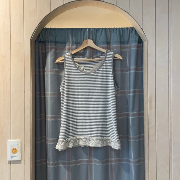 일본빈티지 모리걸 레이스나시