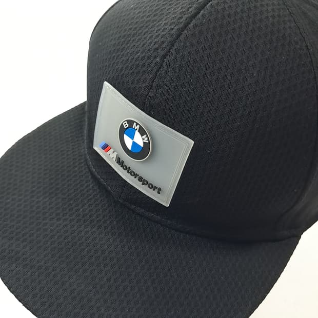 CA163 푸마 x BMW 모터스포츠 블랙 메쉬 볼캡 모자