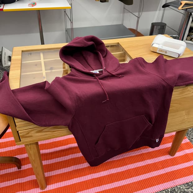 러셀 빈티지 스웻 후드티 (S)  