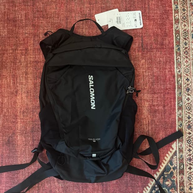 [택있음] 살로몬 트레일 블레이저 10 블랙 백팩