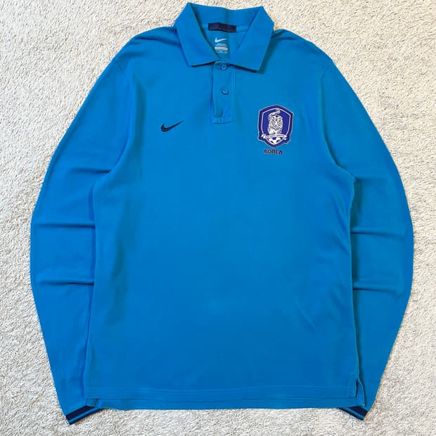 나이키 대한민국 국대 PK 긴팔 카리티 블루