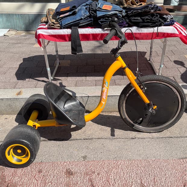 빈티지 소품 드리프트 빅휠 바이크