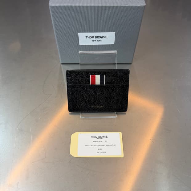 톰브라운 삼선 카드지갑