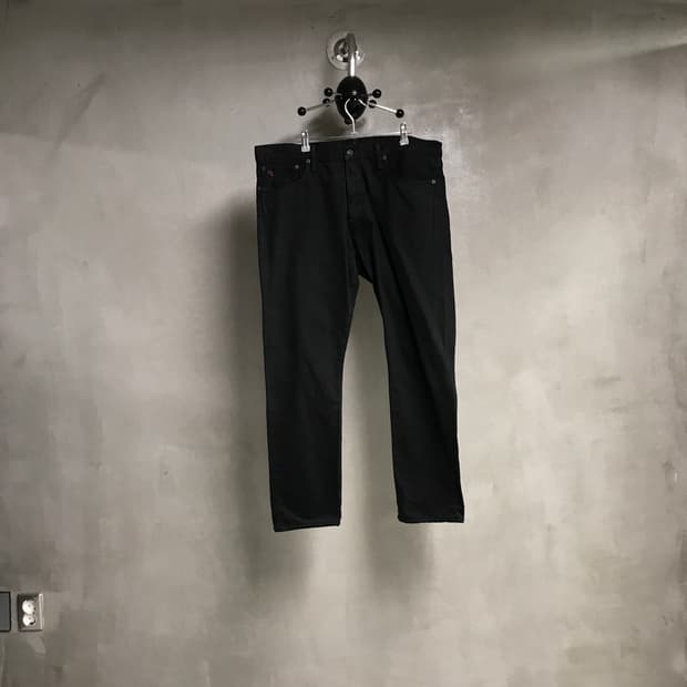 폴로 랄프로렌 코튼 팬츠 블랙 36/34