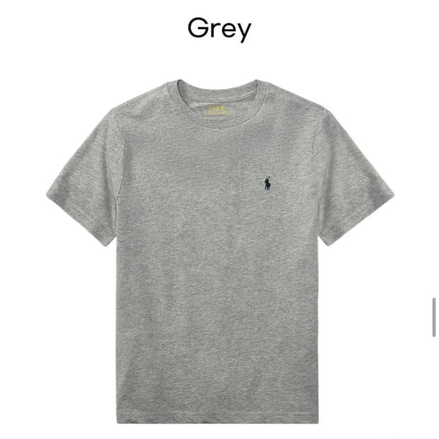 폴로 랄프로렌 회색 반팔 티셔츠