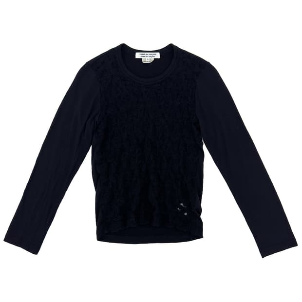 Comme des Garçons Lace Panel Top/ S