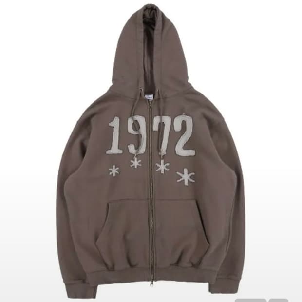 더콜디스트모먼트 후드집업 다크브라운/TCM