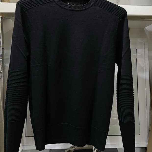 폴로랄프로렌(블랙라벨)/메리노울 니트티