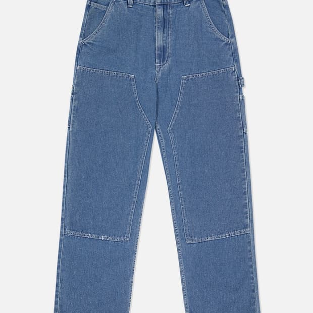 마하그리드 더블니 데님 팬츠 (L / 새상품)