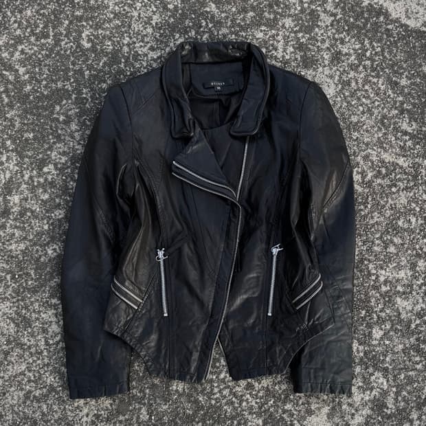 Black Leather Rider Jacket