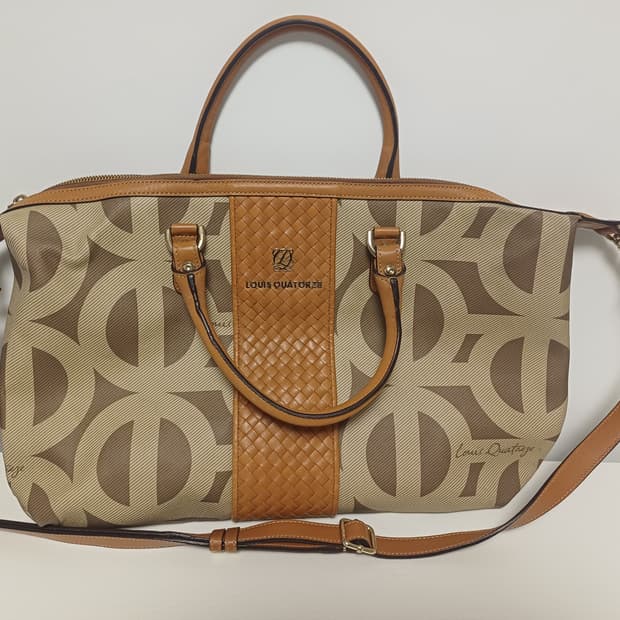 루이까또즈 빈티지 모노그램 위빙 2-way 토트백