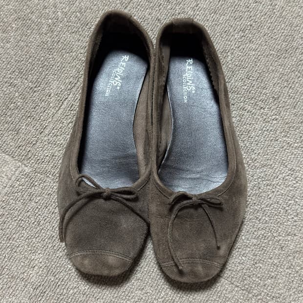 흐꺙 플랫슈즈 36 마론컬러