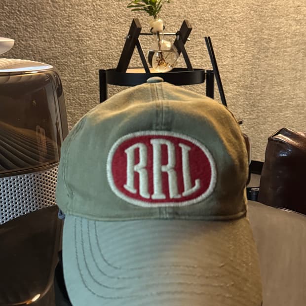 더블알엘 RRL 레드패치 로고 볼캡