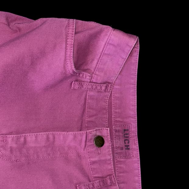 핫핑크 h라인 스커트