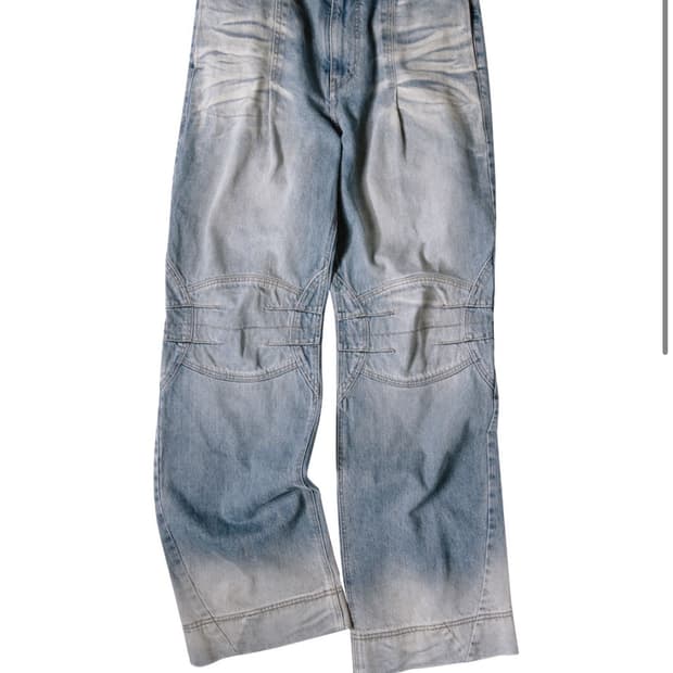 Etce 바이커 데님팬츠