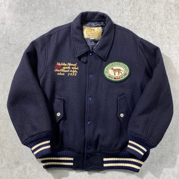 [M] 90s MAC KOBE 패치워크 울 바시티 자켓