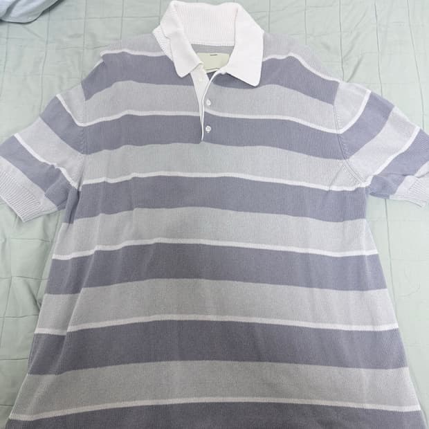 포터리 반팔 럭비 폴로 니트 4사이즈