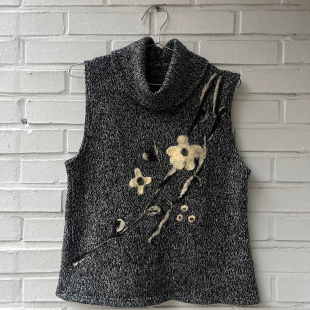 vintage knit vest