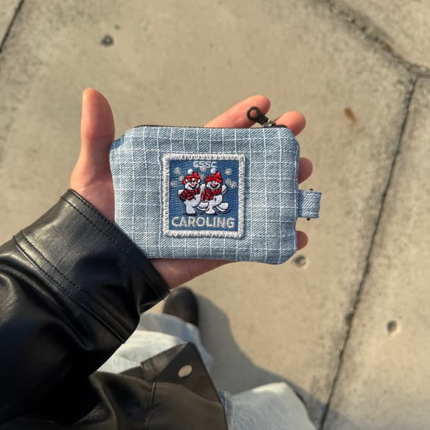 핸드메이드 데님 키링/카드지갑